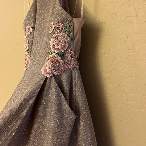 Social Couture Blush Pink Sparkly Dress - Picture 11 of 17